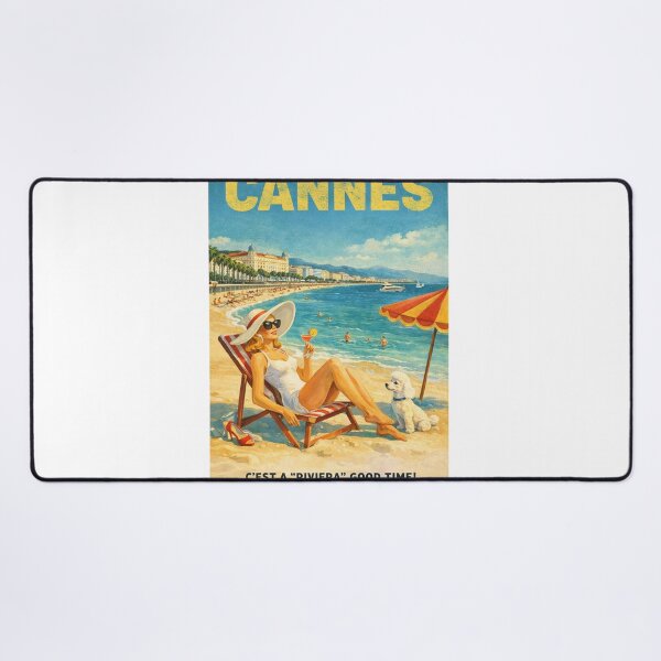 Item preview, Cannes France French Riviera Promenade de la Croisette Mediterranean Coast designed and sold by Aryabek.