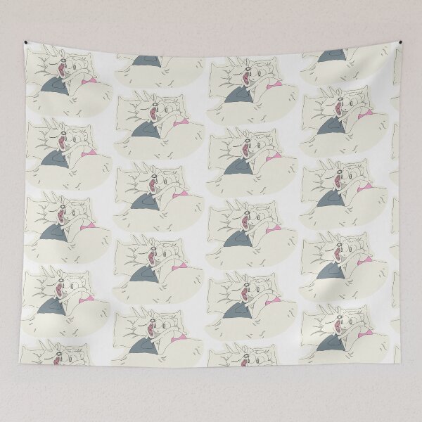 Item preview, Cute Sleeping Billie and Mittens designed and sold by alexcreatesart.