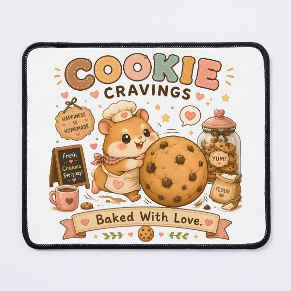 Item preview, Cute Cookie Hamster Kawaii T-Shirt | Baked With Love Bakery Animal Dessert Lover Gift designed and sold by Snackwear Apparel.