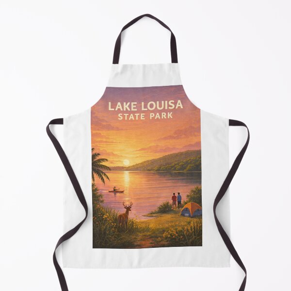 Item preview, Lake Louisa State Park Florida Sunset Kayaking and Camping Landscape designed and sold by Aryabek.