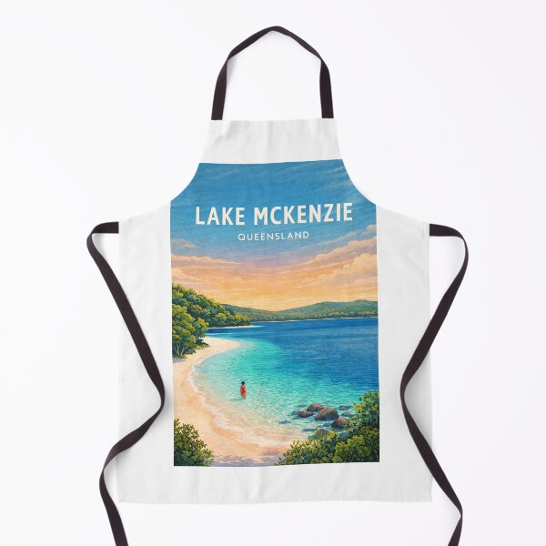 Item preview, Lake McKenzie Queensland K'gari Crystal Clear Beach Paradise designed and sold by Aryabek.