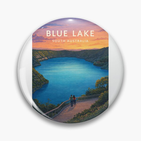 Item preview, Blue Lake Mount Gambier South Australia Volcanic Crater Lake designed and sold by Aryabek.