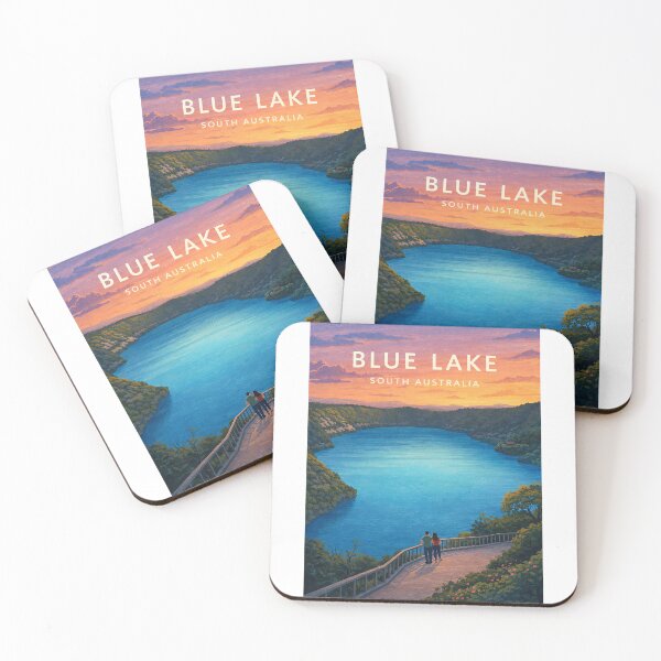 Item preview, Blue Lake Mount Gambier South Australia Volcanic Crater Lake designed and sold by Aryabek.