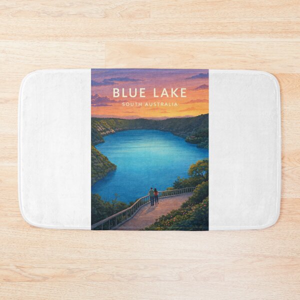 Item preview, Blue Lake Mount Gambier South Australia Volcanic Crater Lake designed and sold by Aryabek.