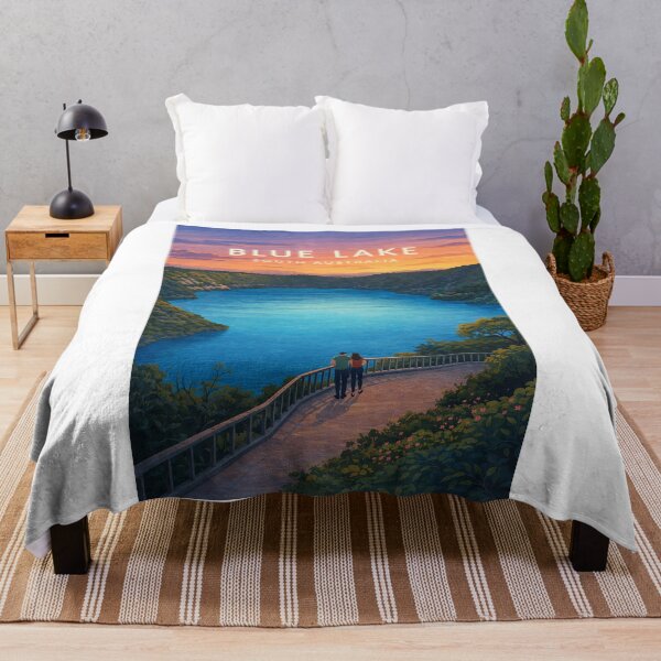 Item preview, Blue Lake Mount Gambier South Australia Volcanic Crater Lake designed and sold by Aryabek.