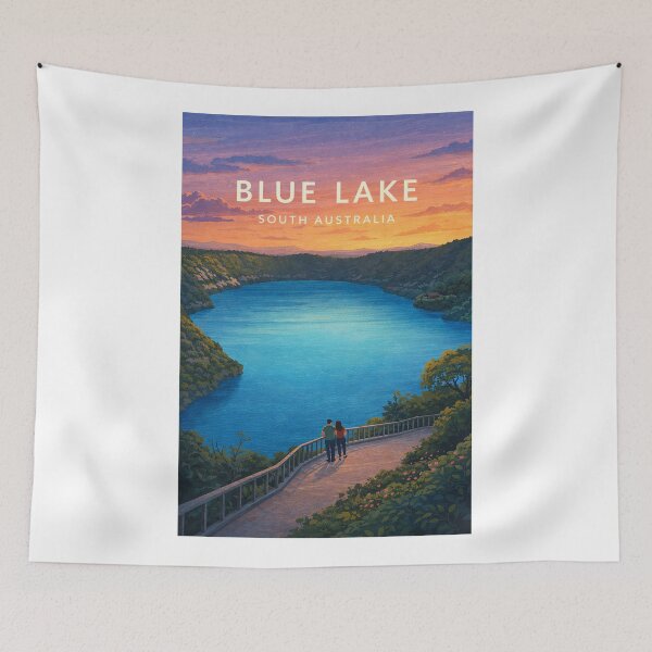 Item preview, Blue Lake Mount Gambier South Australia Volcanic Crater Lake designed and sold by Aryabek.