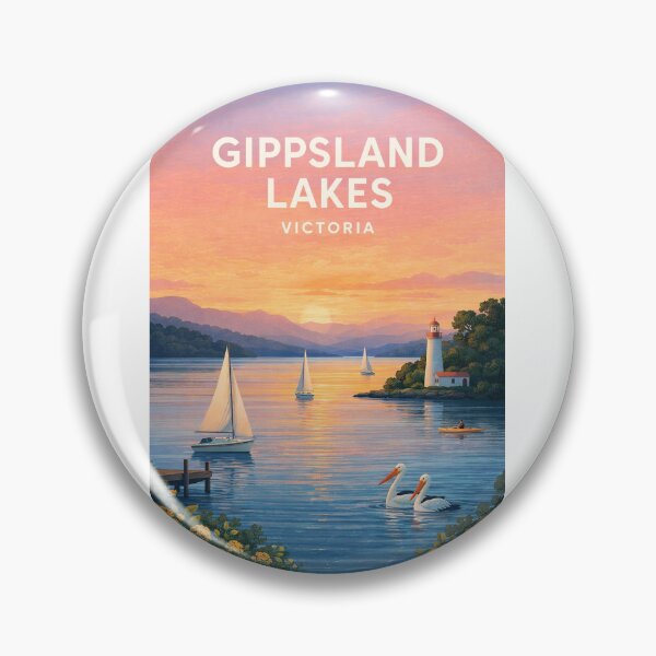 Item preview, Gippsland Lakes Victoria Coastal Waterways and Lighthouse Panorama designed and sold by Aryabek.