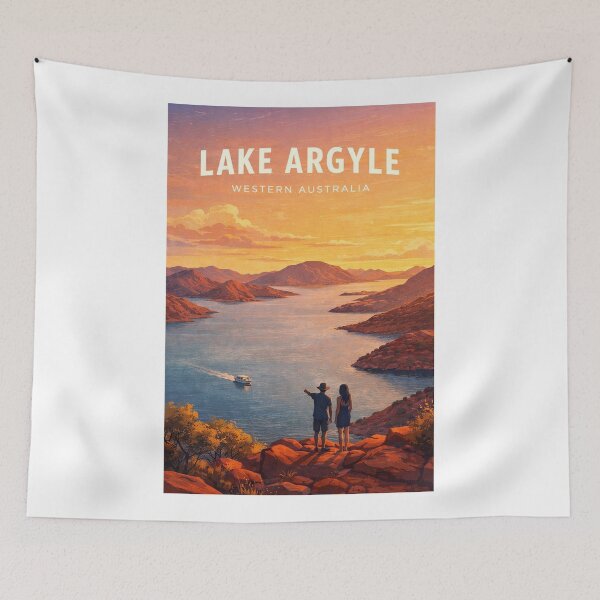 Item preview, Lake Argyle Western Australia Kimberley Inland Waterway designed and sold by Aryabek.
