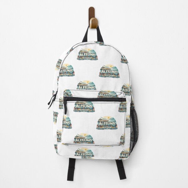 Item preview, Ålesund Norway Sunnmøre Fjord Coastal Skyline designed and sold by Aryabek.