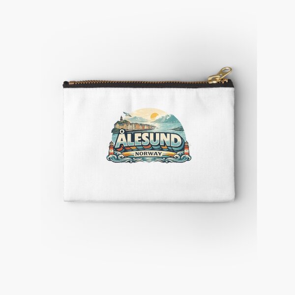 Item preview, Ålesund Norway Sunnmøre Fjord Coastal Skyline designed and sold by Aryabek.
