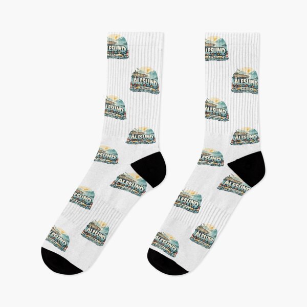Item preview, Ålesund Norway Sunnmøre Fjord Coastal Skyline designed and sold by Aryabek.