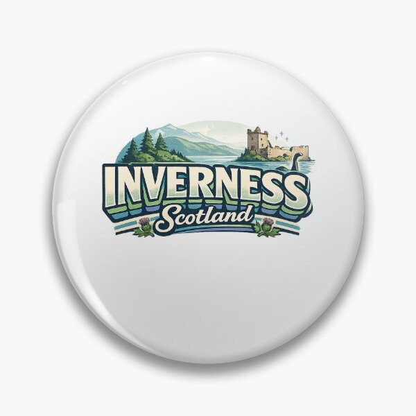 Item preview, Inverness Scotland Loch Ness Highland Castle Landscape designed and sold by Aryabek.