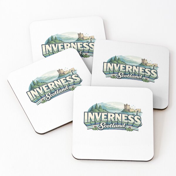 Item preview, Inverness Scotland Loch Ness Highland Castle Landscape designed and sold by Aryabek.