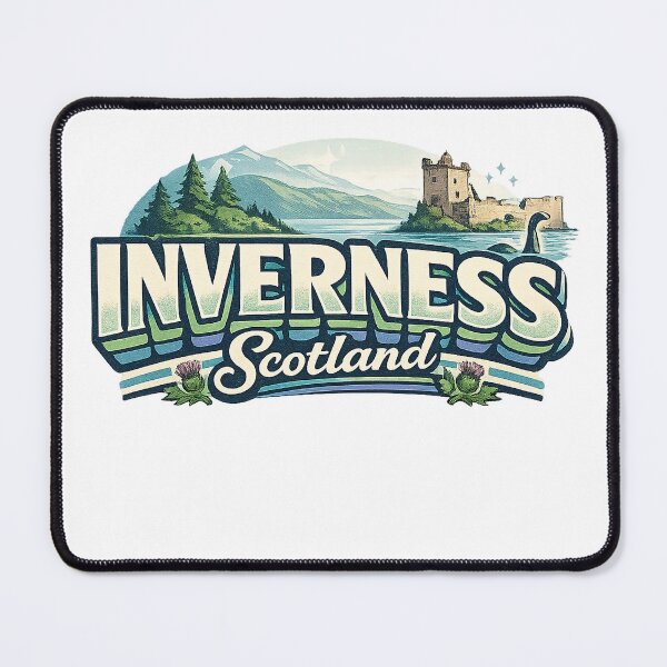 Item preview, Inverness Scotland Loch Ness Highland Castle Landscape designed and sold by Aryabek.