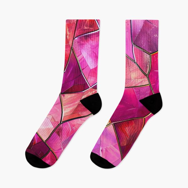 Item preview, Romantic Pink Magenta Stain Glass-Inspired Abstract Design designed and sold by DEC02.