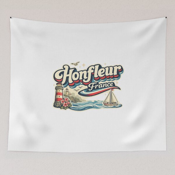 Item preview, Honfleur Normandy Coast and Calvados France Maritime Heritage designed and sold by Aryabek.