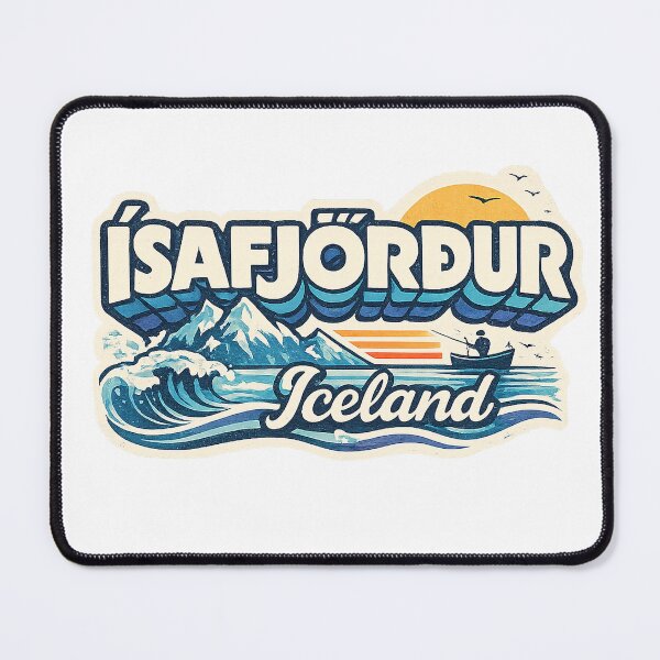 Item preview, Ísafjörður Westfjords Iceland Arctic Coastal Landscape designed and sold by Aryabek.