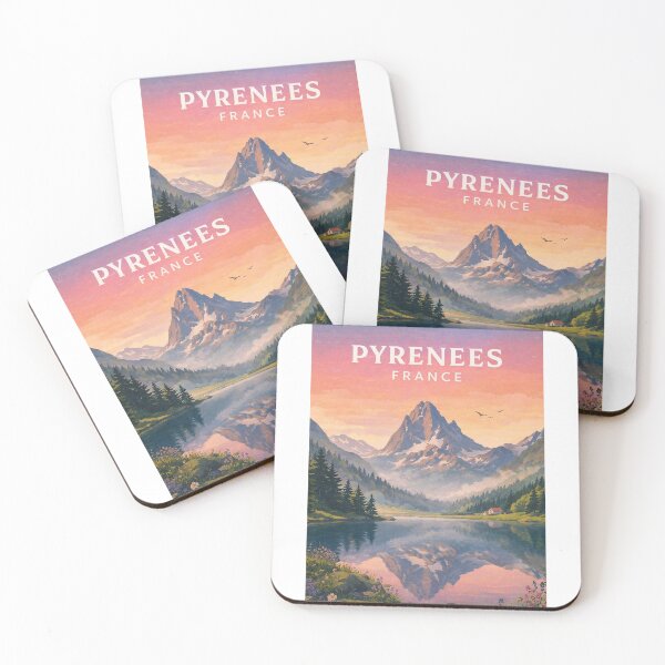 Item preview, Pyrenees France Mountain Peaks and Alpine Valley designed and sold by Aryabek.