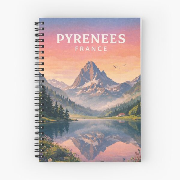 Item preview, Pyrenees France Mountain Peaks and Alpine Valley designed and sold by Aryabek.