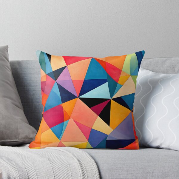 Item preview, Modern Contemporary Colorful Triangular Shapes Abstract Designs designed and sold by DEC02.