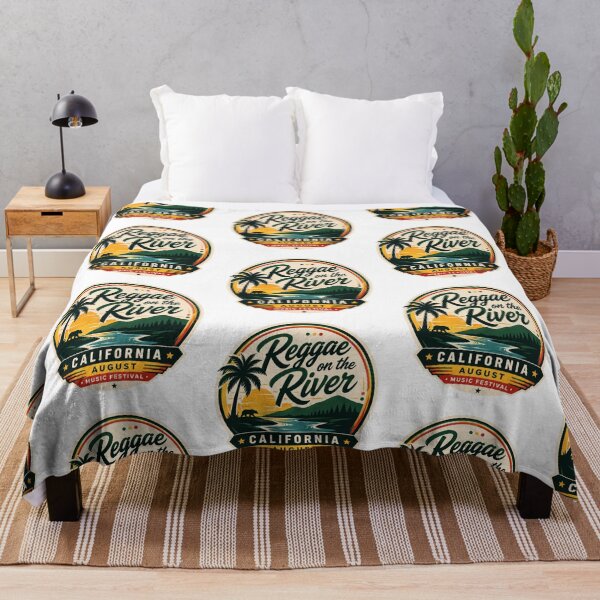 Item preview, Reggae on the River California August Festival designed and sold by Combat Skies.