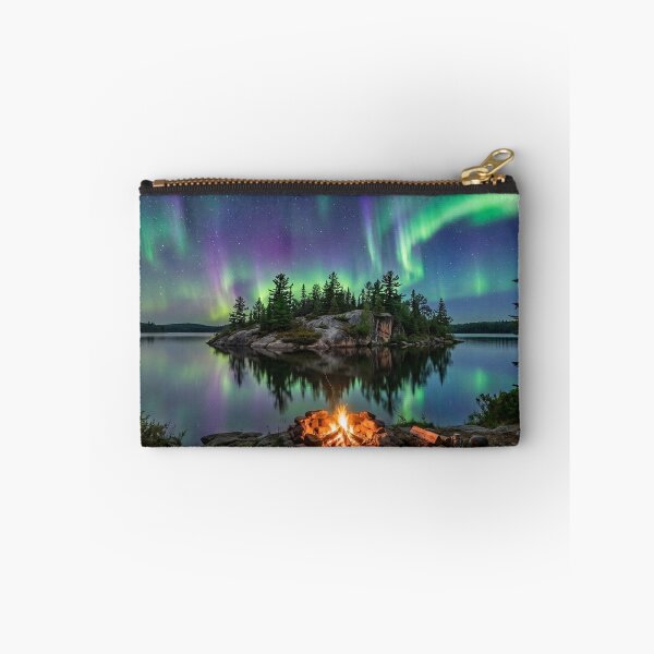 Item preview, Northern Lights Lakeside Campfire designed and sold by Adventure Ambience Studio.