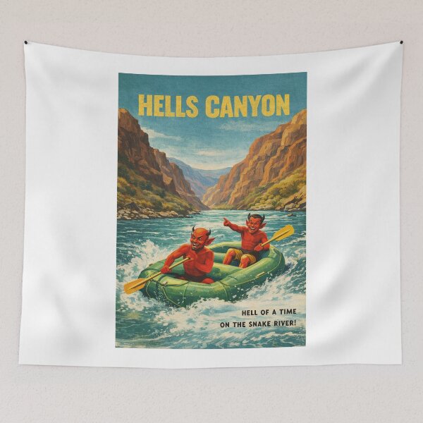 Item preview, Hells Canyon Snake River Idaho Oregon Wilderness designed and sold by Aryabek.