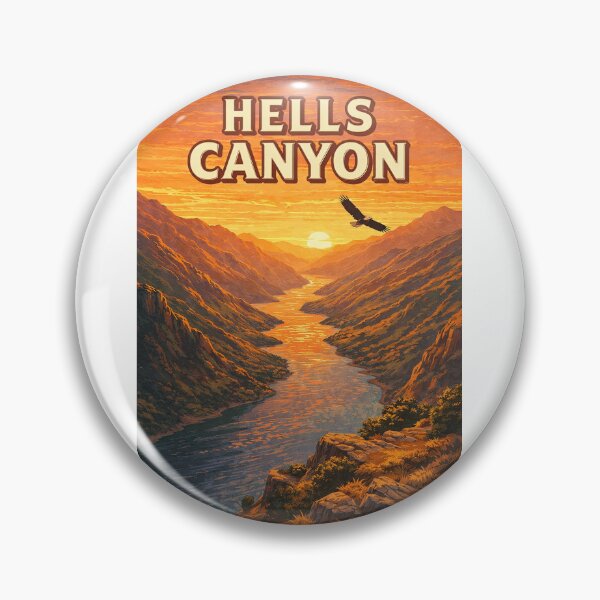 Item preview, Hells Canyon Snake River Sunset Idaho Oregon Vista designed and sold by Aryabek.