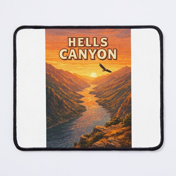 Item preview, Hells Canyon Snake River Sunset Idaho Oregon Vista designed and sold by Aryabek.