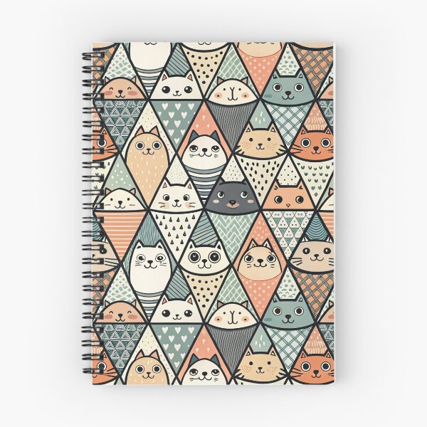 Item preview, Cozy Geometric Cat Triangle Pattern designed and sold by Jackal's Box of Chaos.