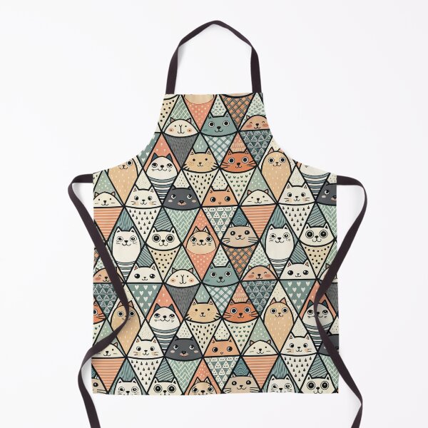 Item preview, Cozy Geometric Cat Triangle Pattern designed and sold by Jackal's Box of Chaos.