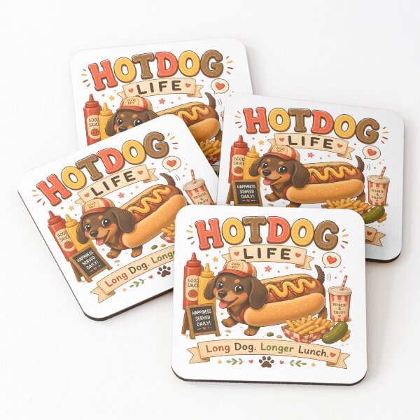 Item preview, Cute Hotdog Dachshund Kawaii T-Shirt | Long Dog Longer Lunch Funny Wiener Dog Food Lover Gift designed and sold by Snackwear Apparel.