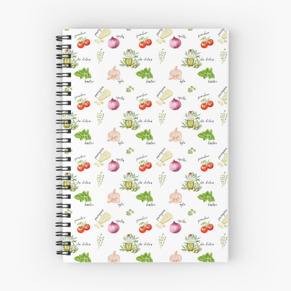 Item preview, Italian Kitchen Watercolor | Tomato Basil Olive Oil Parmesan Garlic Illustration | Phone Case Mug Notebook  designed and sold by PaperyAndInk.