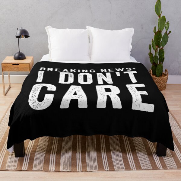 Item preview, Breaking News: I dont Care designed and sold by aponwao.