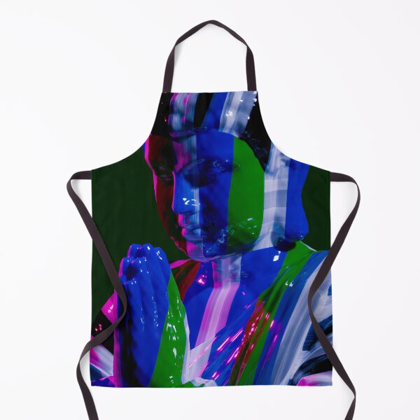 Item preview, Neon Abstract Prayer Portrait designed and sold by bubblegoth.