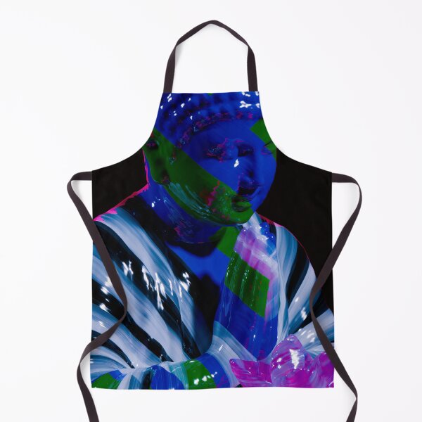 Item preview, Neon Glitch Buddha With Lotus designed and sold by bubblegoth.