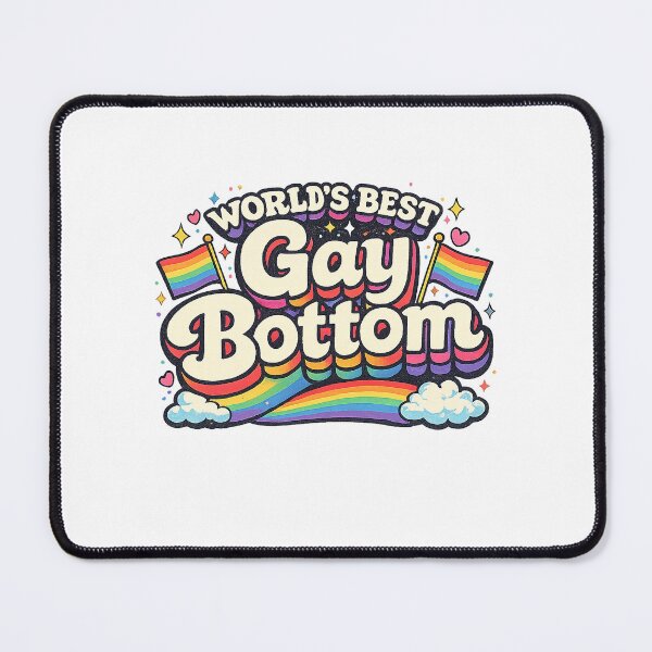 Item preview, World's Best Gay Bottom LGBTQ Pride Rainbow Celebration designed and sold by StampMyPassport.