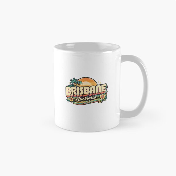 Item preview, Brisbane Queensland Australia Tropical Sunset City Landmark designed and sold by StampMyPassport.