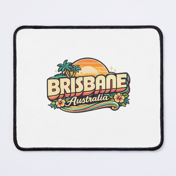 Item preview, Brisbane Queensland Australia Tropical Sunset City Landmark designed and sold by StampMyPassport.
