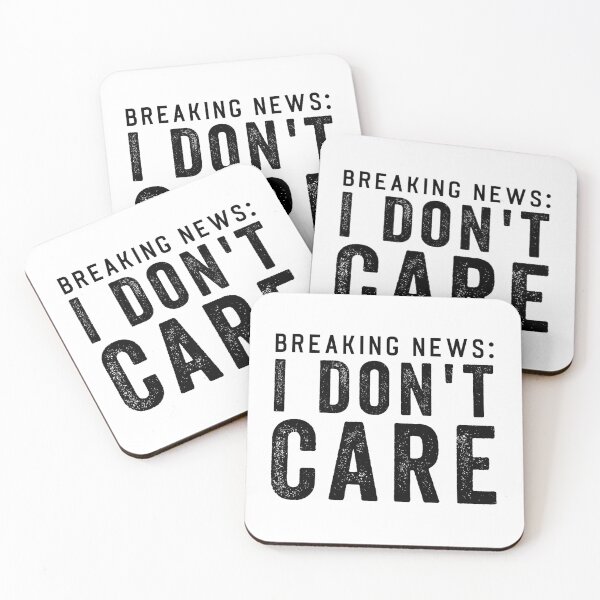 Item preview, Breaking News: I dont Care designed and sold by aponwao.