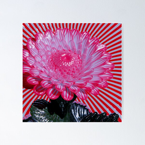 Item preview, Hypnotic Pink Flower Sunburst designed and sold by bubblegoth.