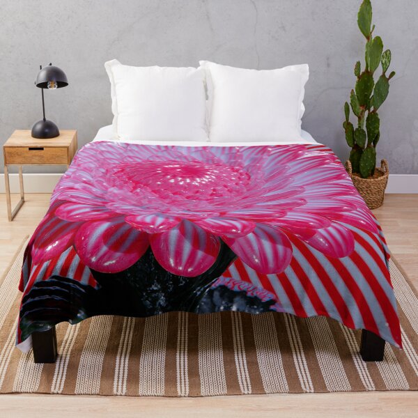 Item preview, Hypnotic Pink Flower Sunburst designed and sold by bubblegoth.