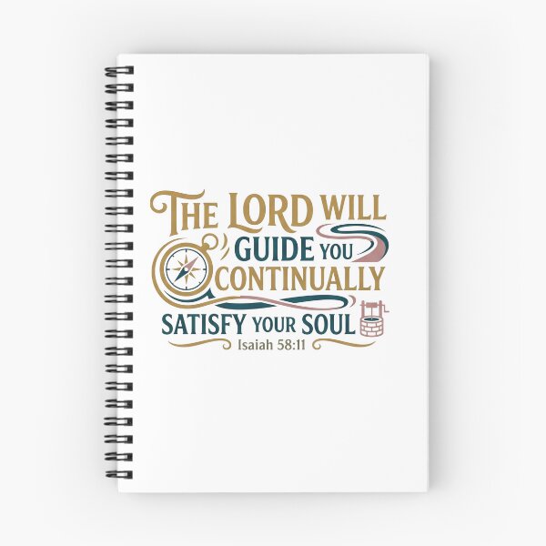 Item preview, THE LORD WILL GUIDE YOU CONTINUALLY SATISFY YOUR SOUL - Isaiah 58:11 Faith Graphic designed and sold by Faithloveshop.