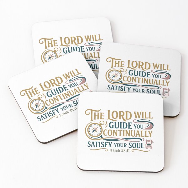 Item preview, THE LORD WILL GUIDE YOU CONTINUALLY SATISFY YOUR SOUL - Isaiah 58:11 Faith Graphic designed and sold by Faithloveshop.