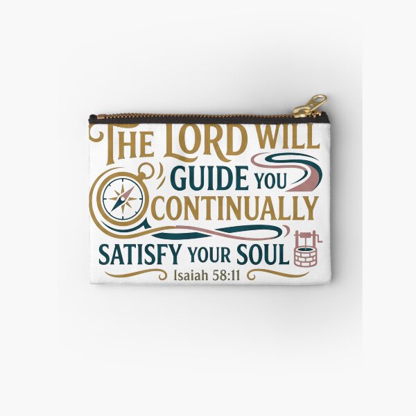 Item preview, THE LORD WILL GUIDE YOU CONTINUALLY SATISFY YOUR SOUL - Isaiah 58:11 Faith Graphic designed and sold by Faithloveshop.