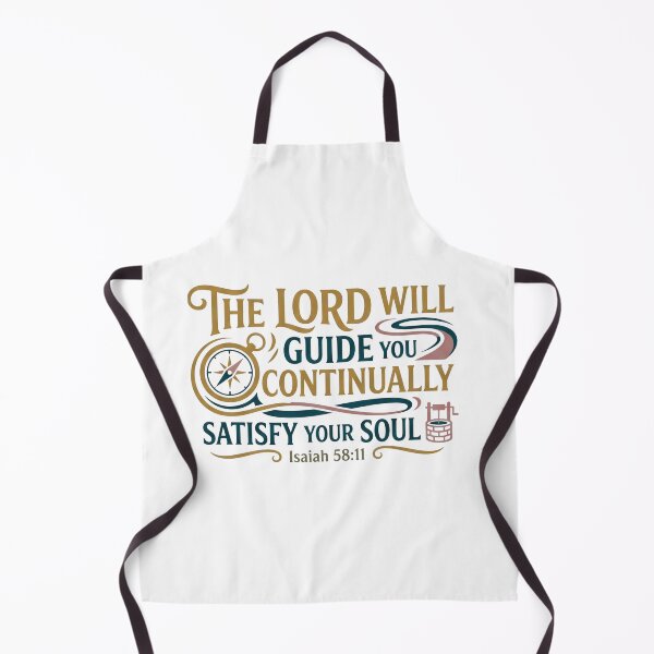 Item preview, THE LORD WILL GUIDE YOU CONTINUALLY SATISFY YOUR SOUL - Isaiah 58:11 Faith Graphic designed and sold by Faithloveshop.