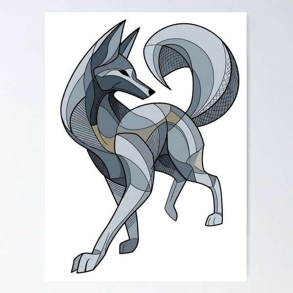 Item preview, abstract dog designed and sold by javierparra.
