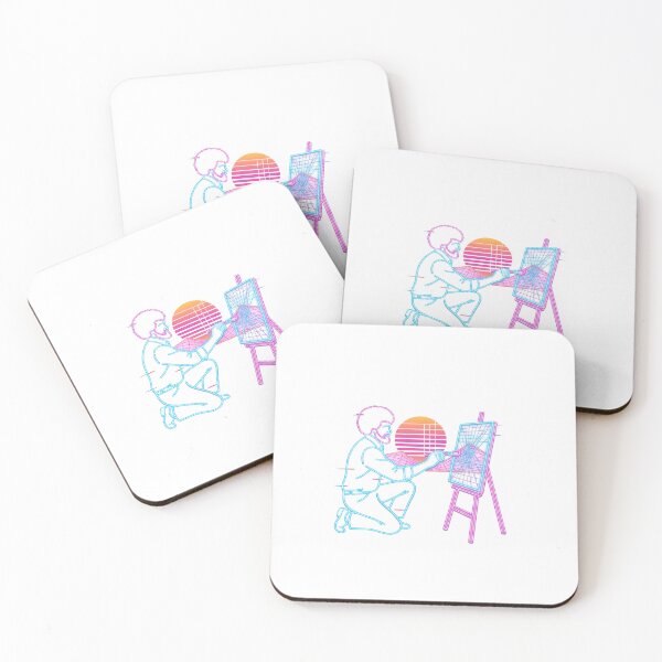 Item preview, Bob Ross Neon Retro designed and sold by Karamram Studio.