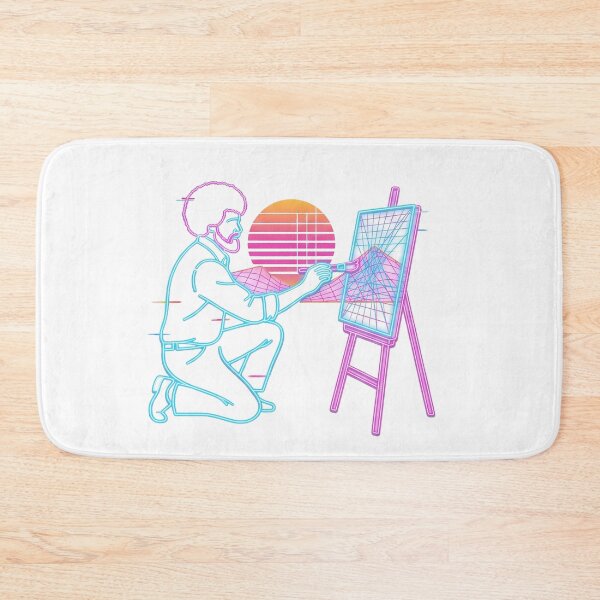 Item preview, Bob Ross Neon Retro designed and sold by Karamram Studio.