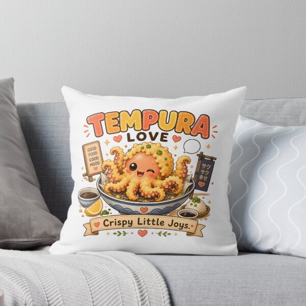 Item preview, Cute Tempura Octopus Kawaii T-Shirt | Japanese Food Lover Anime Aesthetic Seafood Gift designed and sold by Snackwear Apparel.